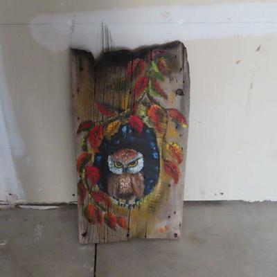 Owl Wooden decor
