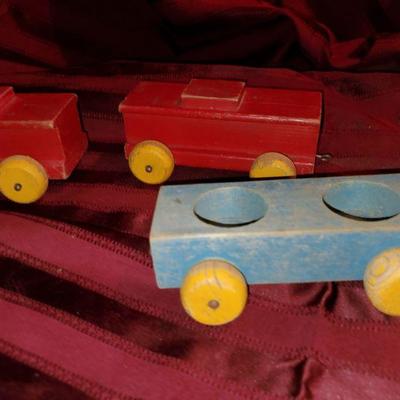 Vintage Wooden Train