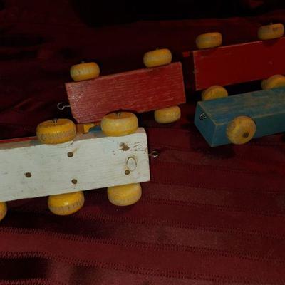 Vintage Wooden Train