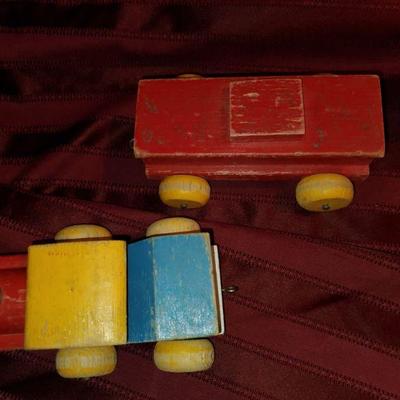 Vintage Wooden Train