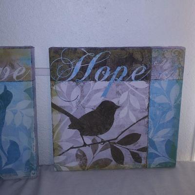Pair Canvas Conversation Wall DÃ©cor 