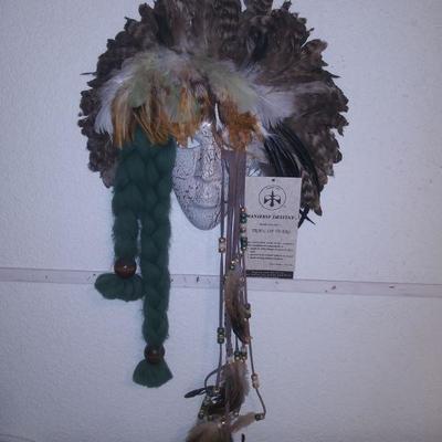 â€œTrail of Tearsâ€ Clay Tribal Mask Face 