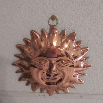 Hanging Copper Sun