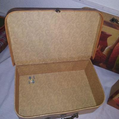 Decorative Paper Mache Suitcases