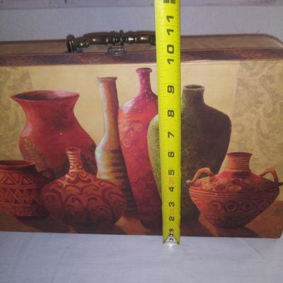 Decorative Paper Mache Suitcases
