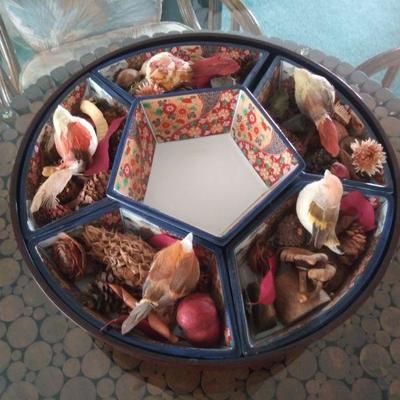 Vintage Japanese Lazy Susan/Sushi Tray