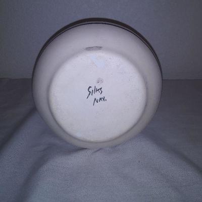 Native Indian Signed Pottery Bud Vase