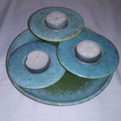 Zen Stone Candle Garden