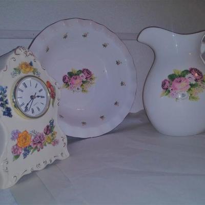 Three Piece Ceramic/Porcelain 