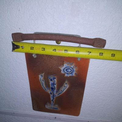 Hanging Clay Art Desert Cactus