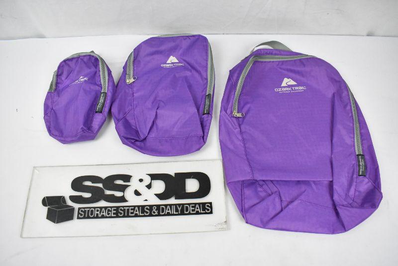 Ozark Trail Packing Cubes, Purple, 3 piece set. No packaging - New |  EstateSales.org