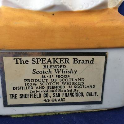 The Speaker Brand Blended Scotch Whiskey Decanter (B257)