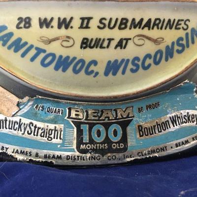 Jim Beam Manitowoc Submarine Memorial Decanter (B270)