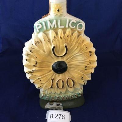 Jim Beam Pimlico Sun Flower Decanter