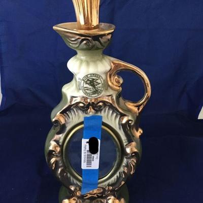 Jim Beam Green Mirror Decanter (B281)