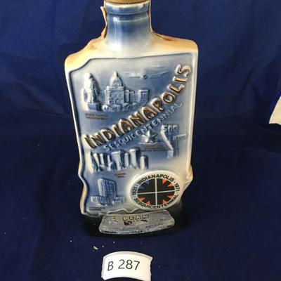 Jim Beam Indianapolis Sesquicentennial Decanter (B287)