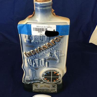 Jim Beam Indianapolis Sesquicentennial Decanter (B290)