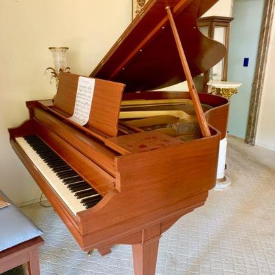 HENRY F. MILLER ANTIQUE BABY GRAND PIANO