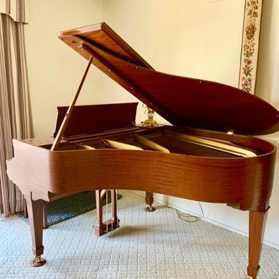 HENRY F. MILLER ANTIQUE BABY GRAND PIANO