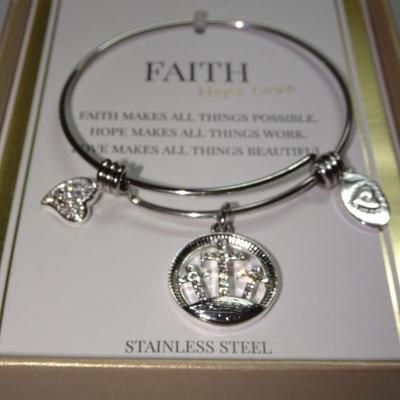 FAITH Bracelet, New in Box 
