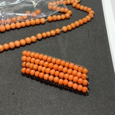 Lot # 639 Antique Coral ? Jewelry 