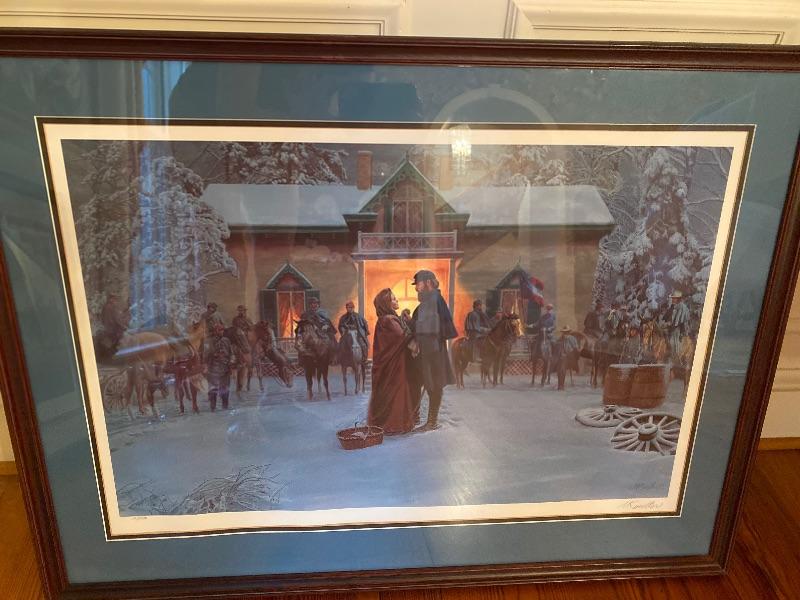 397 Signed and Numbered Mort Kunstler Lithograph