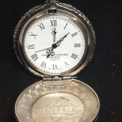 US Half Dollar Front Cover Pocket Watch