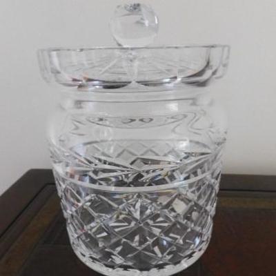 Vintage Waterford Crystal Lidded Jar 7