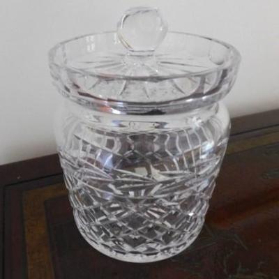 Vintage Waterford Crystal Lidded Jar 7