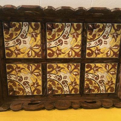 #12 MEXICAN TILE TRAY 