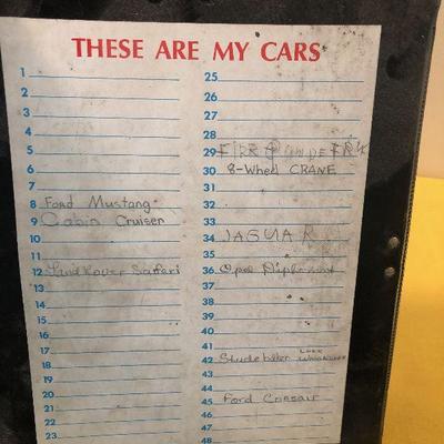 #92 Miniature Car Collection Show CASE  - 1966 