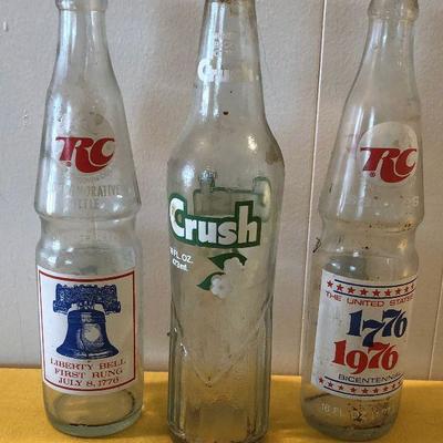 #100 Vintage Pop Bottles RC Orange Crush