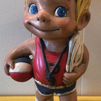 #101 BASKET BALL - Ceramic Figurine 
