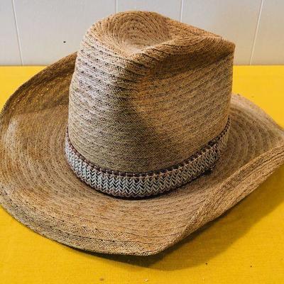 #130 Straw Cowboy Hat 