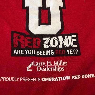#136 University of Utah RED ZONE T-shirt