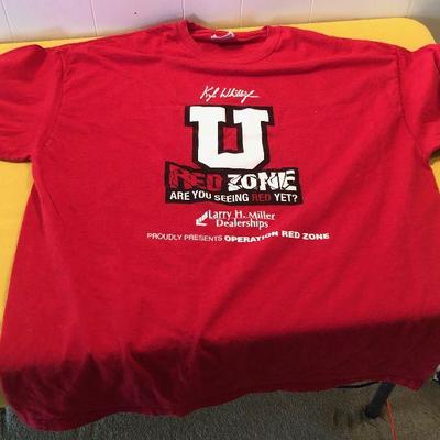 #136 University of Utah RED ZONE T-shirt