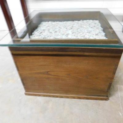 Choice Two:  Asian Style Solid Wood Garden Box with Glass Top 18