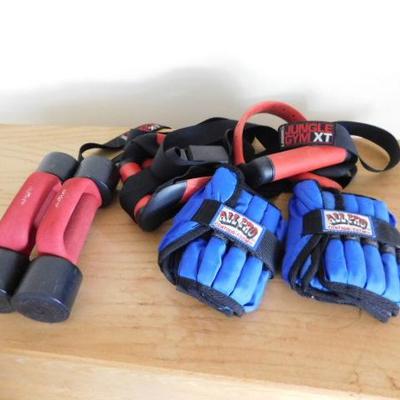Training Arm and Ankle Weights including Jungle Gym XT Straps