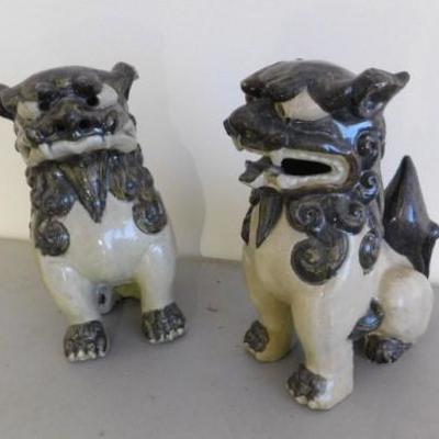 Set of Ceramic Foo Dogs 10
