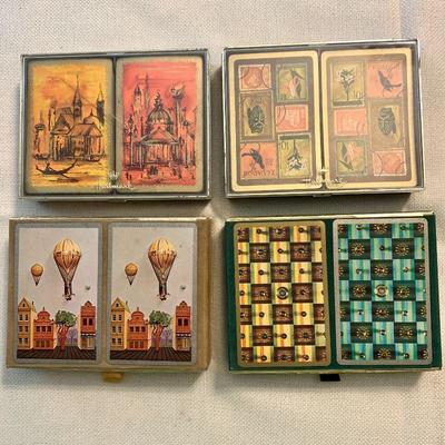 #46  VINTAGE DOUBLE DECKS OF PLAYING CARDS 