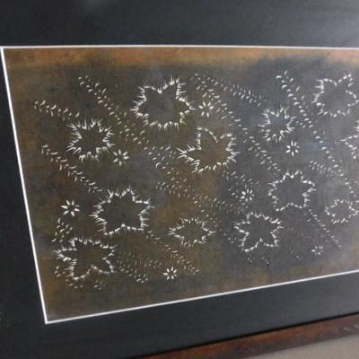 Paper Punch Out Leaves  Framed Art 21