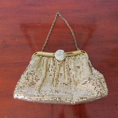 Vintage Gold Mesh Purse Whiting & Davis Co. Bags