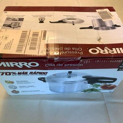 #58   NEW IN BOX MIRRO PRESSURE COOKER 6QT