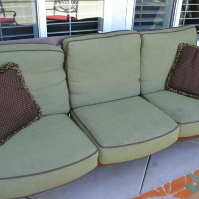 Lot 17. Patio Outdoor Set with Sunbrella Cushions