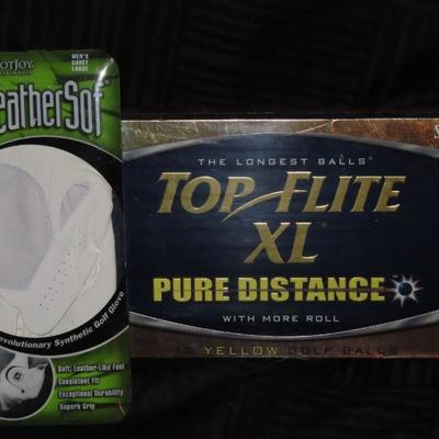 Golf Glove and New Balls