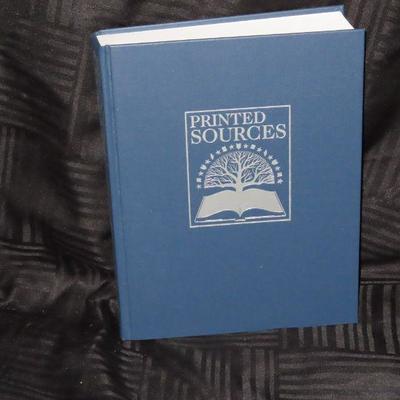 Printed Sources Geneology Book