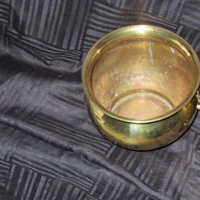 2 Large Brass Pots