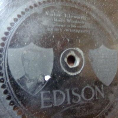 LOT 230  ANTIQUE EDISON DIAMOND DISC RECORDS