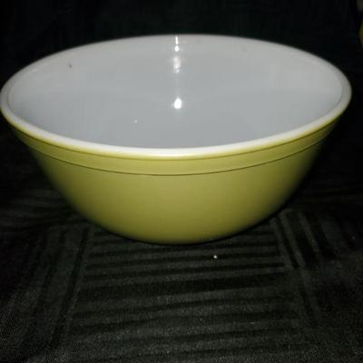 Vintage Large Green Bowl
