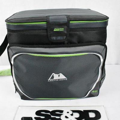 Arctic Zone 40 Can Zipperless cooler with Smart Shelf New
